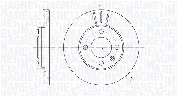 MAGNETI MARELLI stabdžių diskas 361302040268